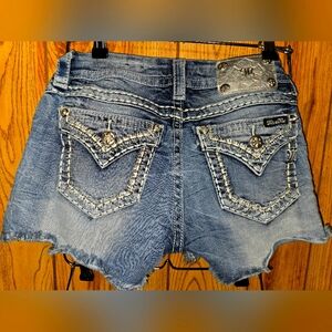 MissMe Denim Signature Shorts Size 27 Preloved Condition